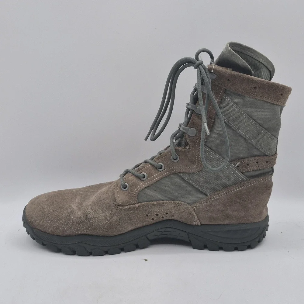 Belleville 620 Boots Mens Size 12.5R Brown Suede Combat Vibram USA Tactical